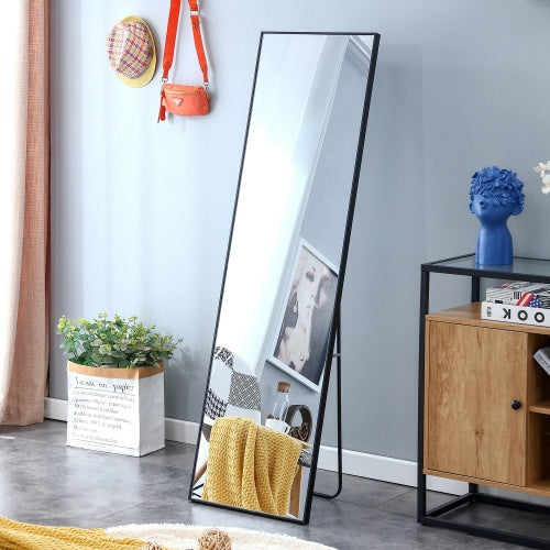 Full-length Mirror With Black Solid Wood Frame Unavailable Platforms- AliExpress