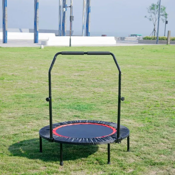 40 Inch Mini Exercise Trampoline For Adults Or Kids Indoor Fitness Rebounder Trampoline With Safety Pad Max. Load 300LBS
