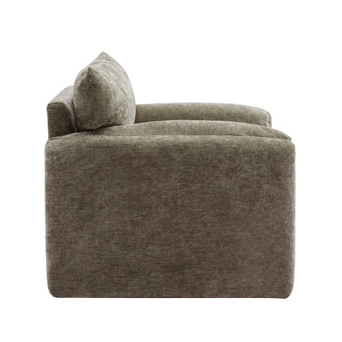 Modern Style Chenille Oversized Armchair Accent Chair Single Sofa Lounge Chair 38.6'' W For Living Room