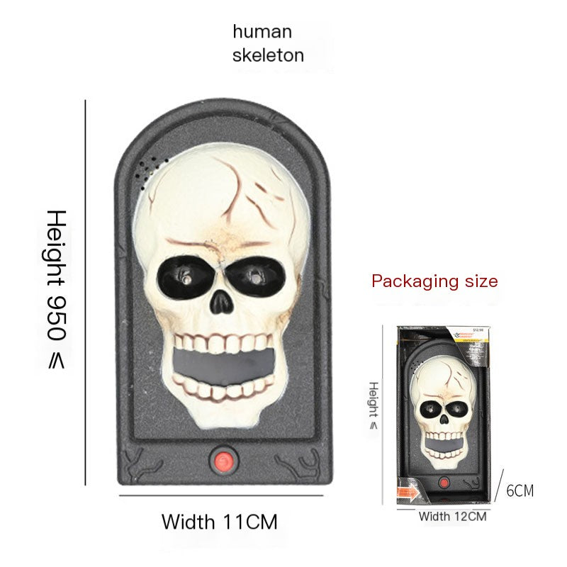 Doorbell Tricky Decoration Door Party Party Decoration Haunted House Scary Arrangement Electric Doorbell