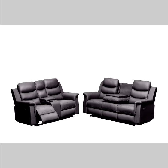 Retractable 3-seater Deck Chair Sofa 3-seater Deck Chair With Console