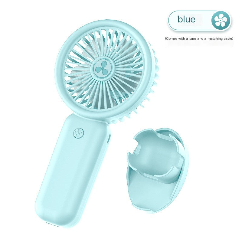 2024 New USB Handheld Fan Mini Portable Desktop Charging Small Fan Customized Small Electric Fan Customized Gift