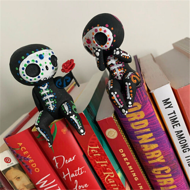 Sugar Skull Couple Figurine Cute Decoration