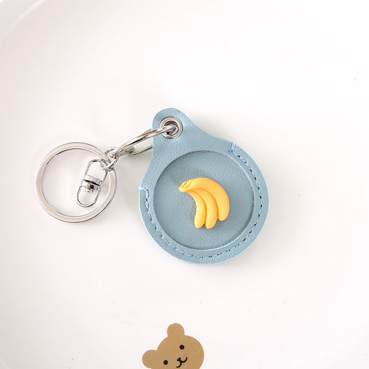 Fruit Cute Case on for Apple AirTag Protective Case Silicone Fundas Coque Covers Shell Anti-lost Key Chains Holder Key Finder