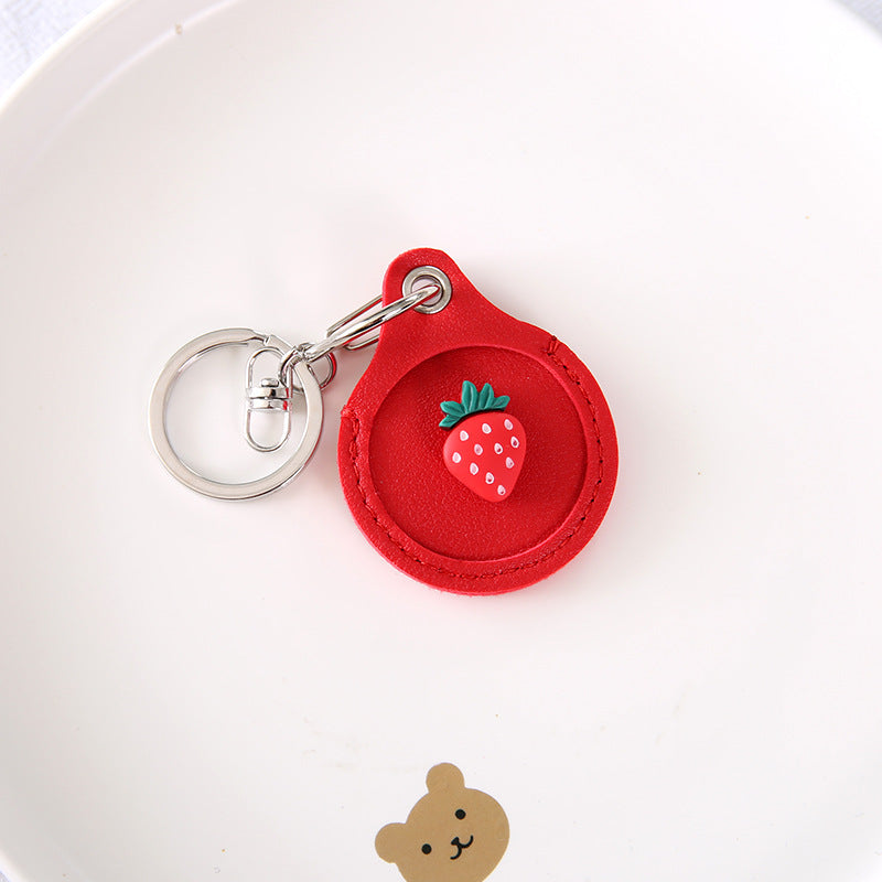 Fruit Cute Case on for Apple AirTag Protective Case Silicone Fundas Coque Covers Shell Anti-lost Key Chains Holder Key Finder