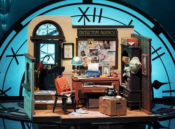 ROBOTIME DIY Miniature Dollhouse Mystic Archives Series Diorama Craft Kit DG155-157