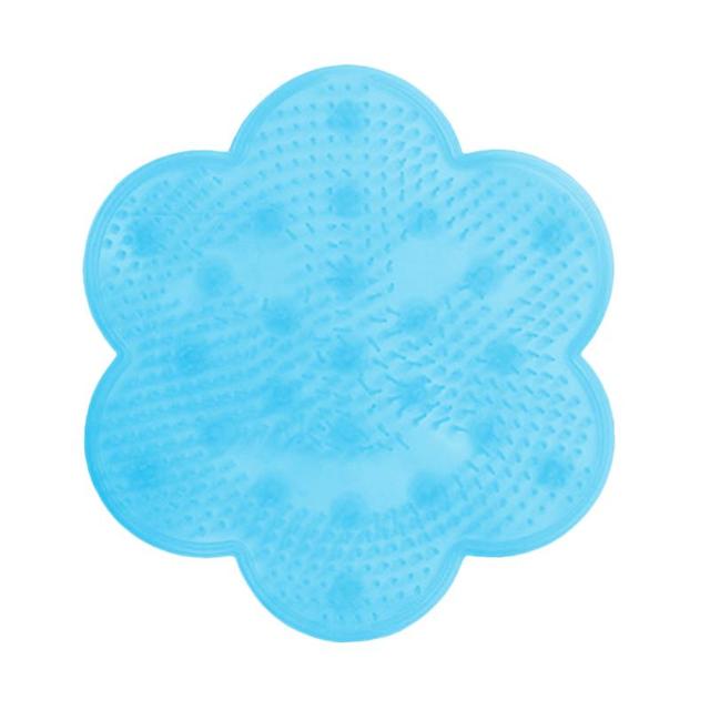 1pc Silicone Bathroom Mats Lazy People Bath Artifact Back Massage Cushion Sole Non-slip Massage Pad Foot Wash Bathroom Mat