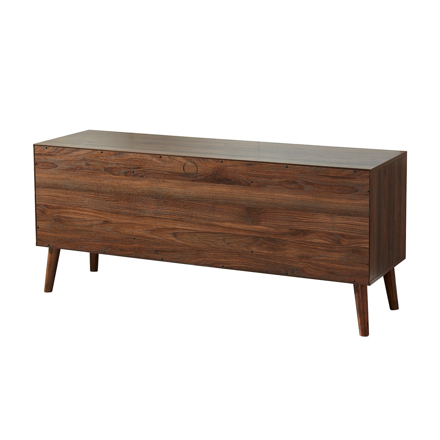 55" TV Stand with 4 Drawers and 2 Open Shelves-Walnut Wood_7