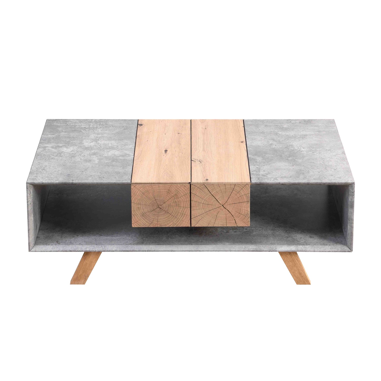 43.31'' Rectangular  Coffee Table with Drawer for Living Room_2