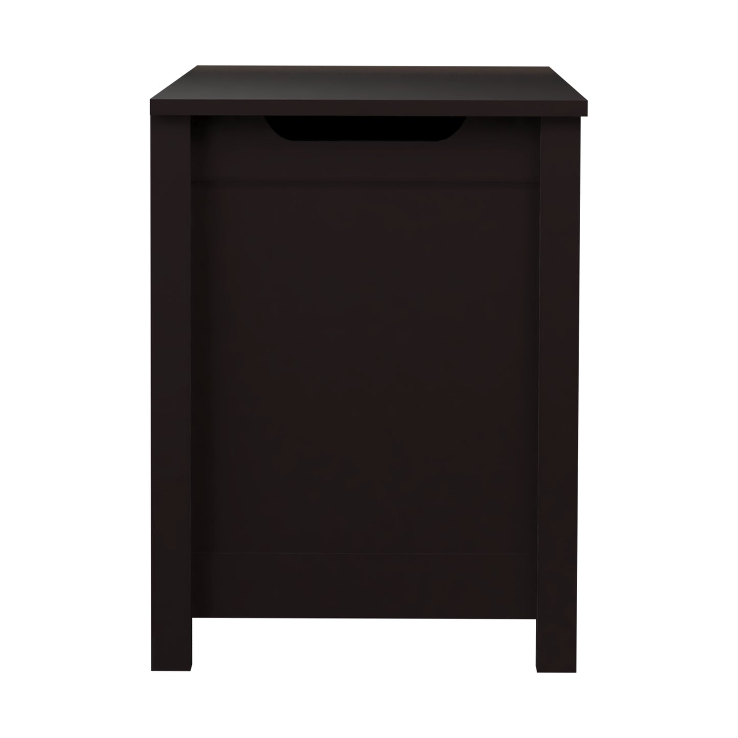 Kids Wooden Toy Box Storage with Safety Hinged Lid for Ages 3+ -Dark Brown_12