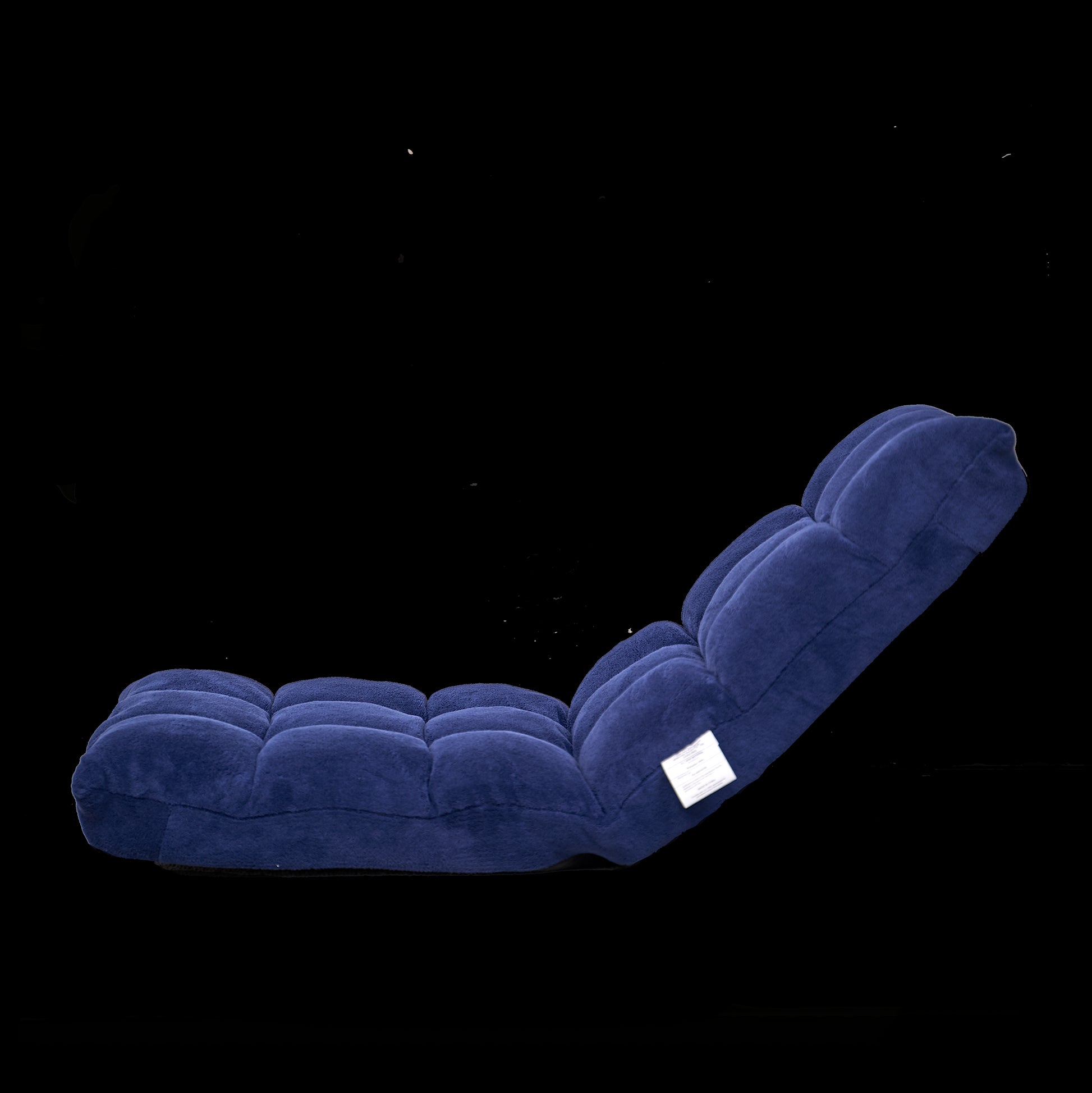 5 Height Adjustment Modern Tatami Sofa Folding Leisure Lounge Chair- Navy_16