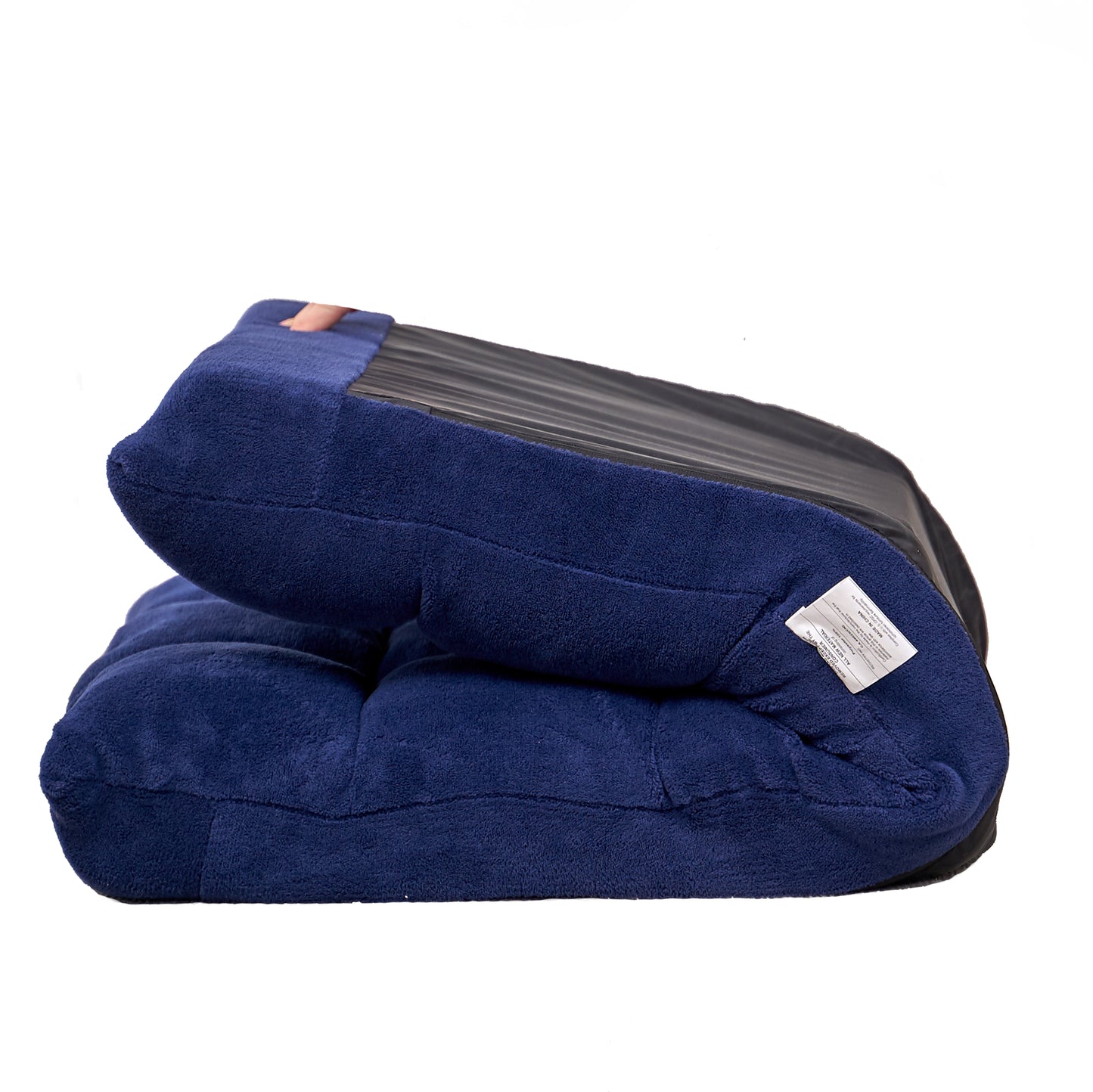 5 Height Adjustment Modern Tatami Sofa Folding Leisure Lounge Chair- Navy_15