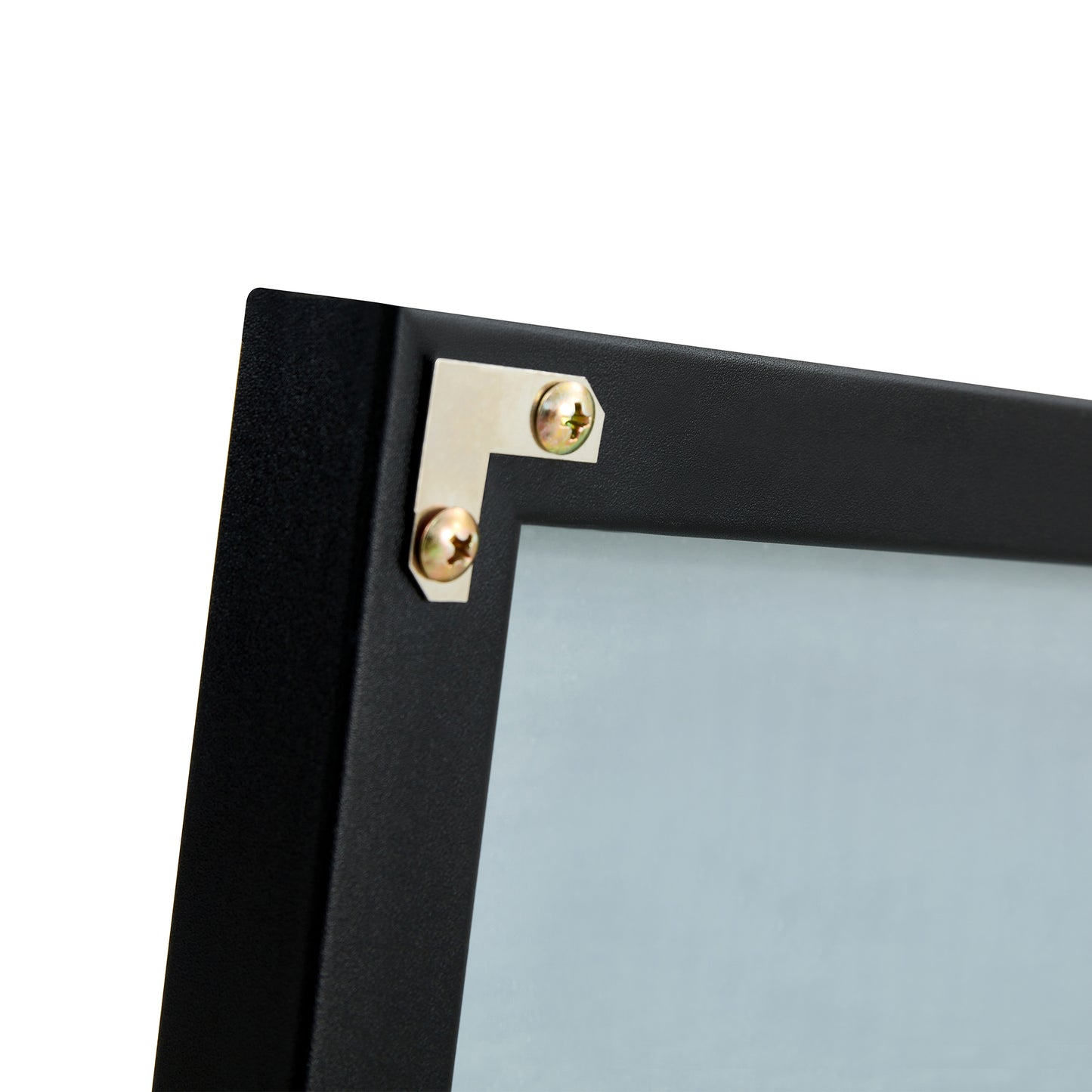 Full-Length Body Mirror with Wooden Frame and Stand Dressing Mirror- Black_10