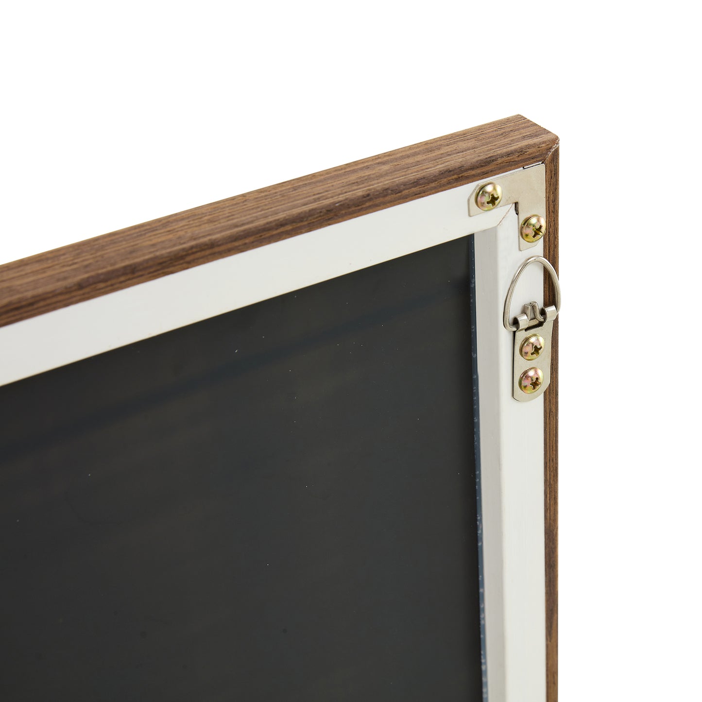 Full-Length Body Dressing Mirror with Solid Wooden Frame and Stand- Brown_12