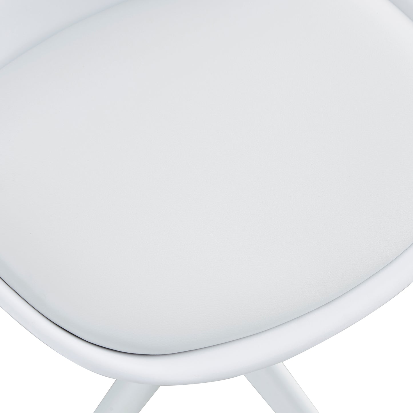 Home and Office Height Adjustable Armless Swivel Gaming Chair- White_15