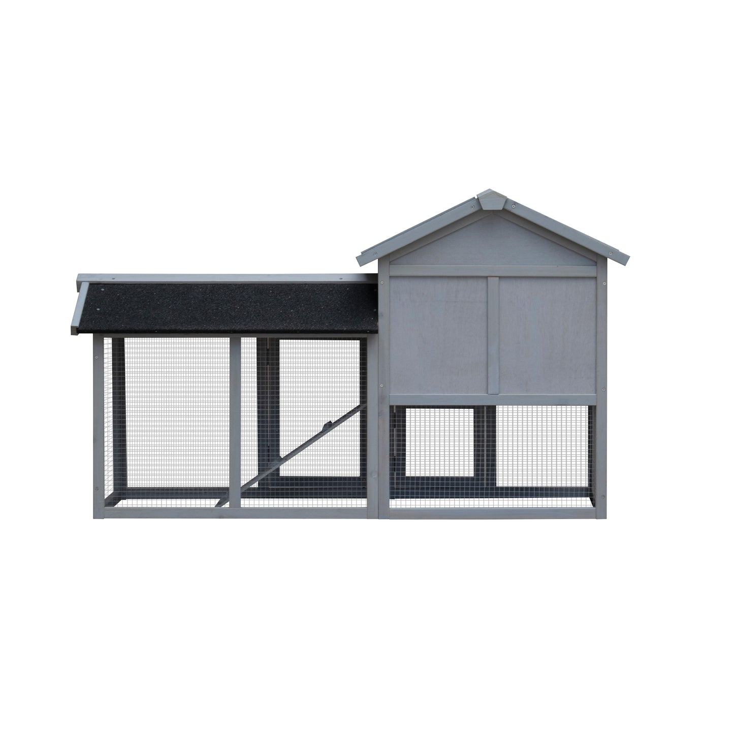 Rabbit Hutch Extensible Chicken Coop with No Leak Trays Large Running Space_3