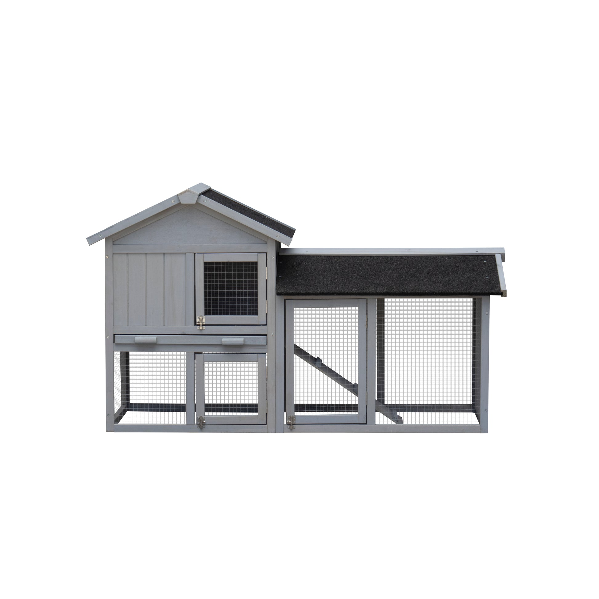 Rabbit Hutch Extensible Chicken Coop with No Leak Trays Large Running Space_2