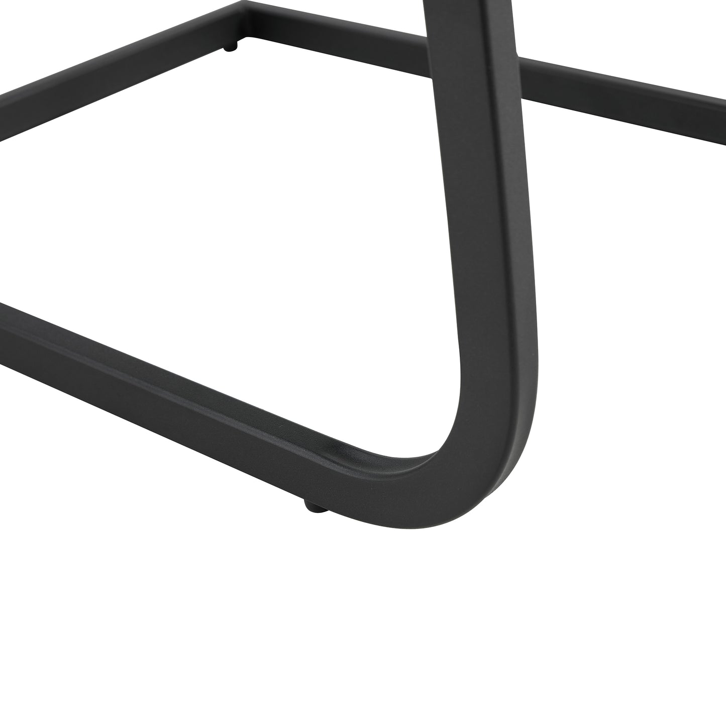 2 pcs Modern Design Dining Kitchen Chair PU Leather with Metal Legs- Grey_16