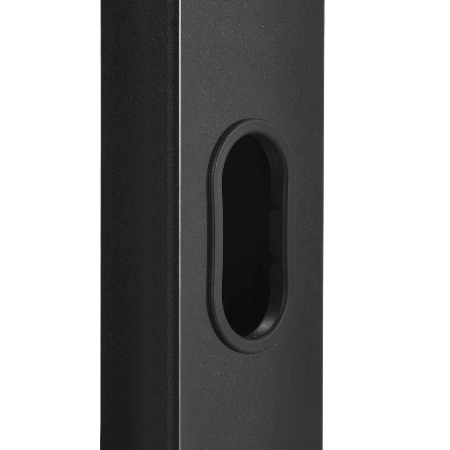 Floor Media Storage Stand With Mount Height Adjustable Swivel Bracket - Black_16