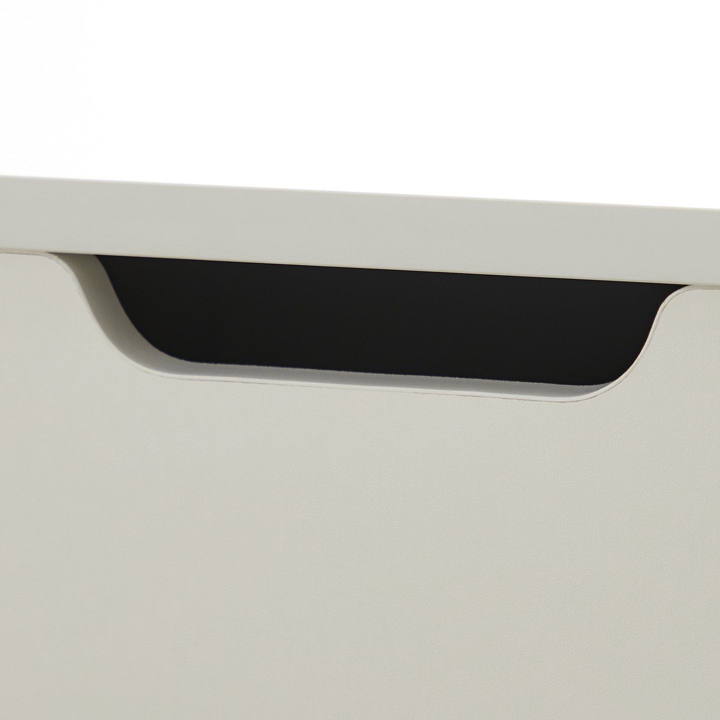 Lifting Top Living Room Coffee Table and Hidden Storage Cabinet- Matte White_6