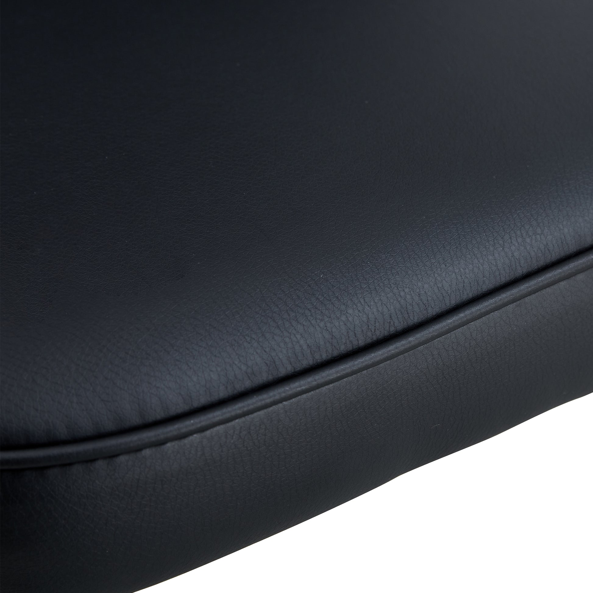 Simple Design PU Leather Upholstered Modern Kitchen Dining Chair- Black_12