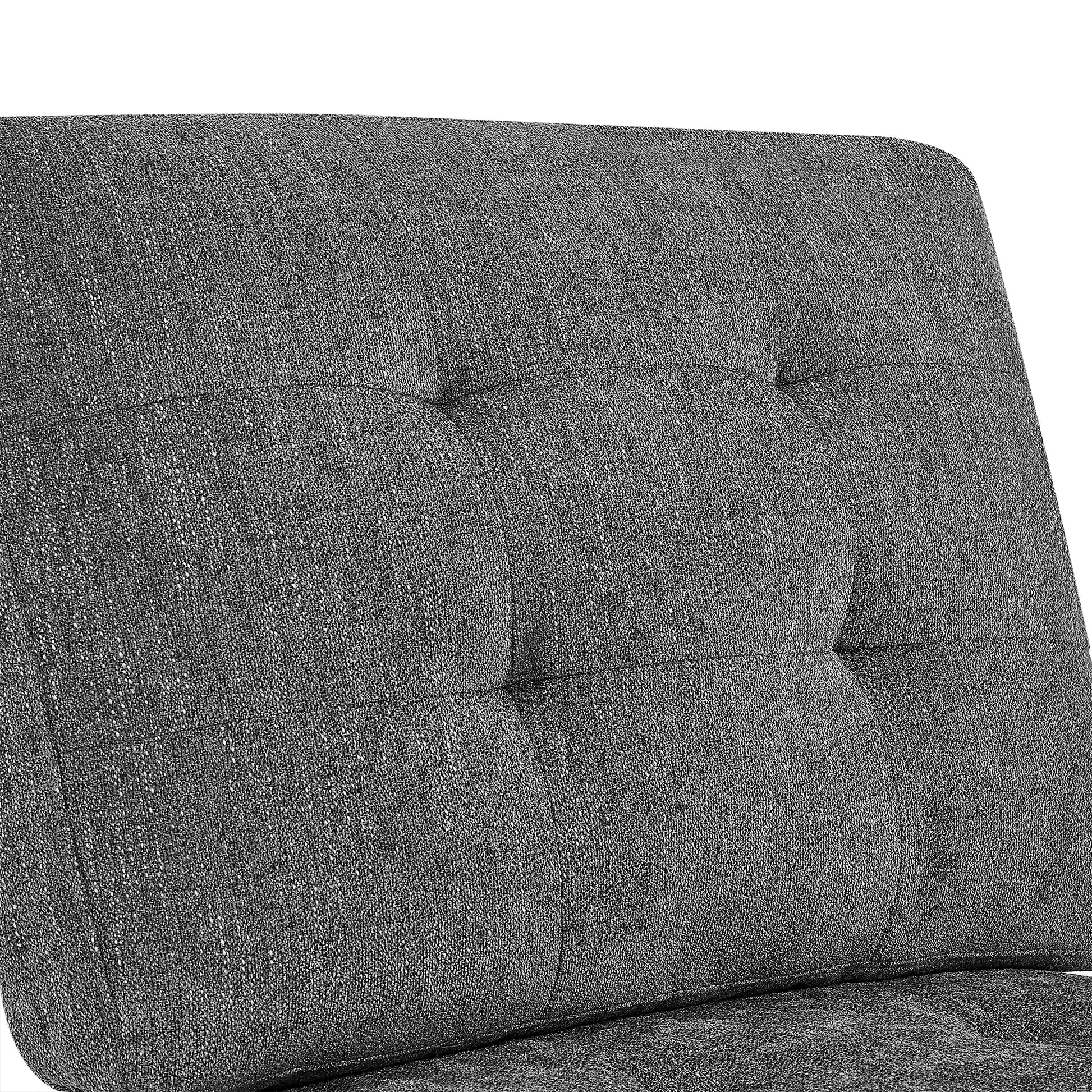 L-Shape Modular Sectional Sofa Couch Reversible Combination Ottoman- Grey_5