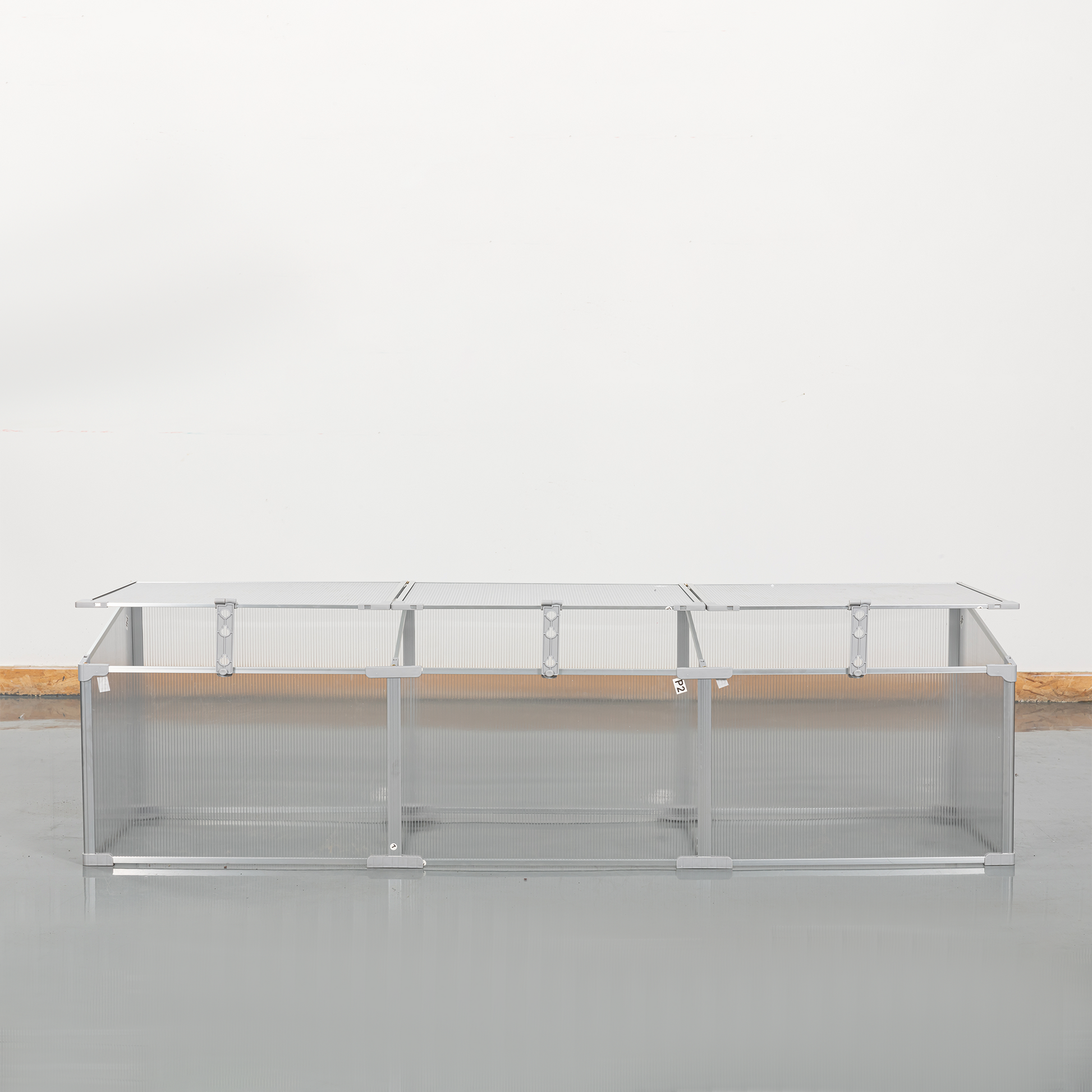 Polycarbonate Greenhouse for Outdoors in Winter Plant Supplies- Silver_3