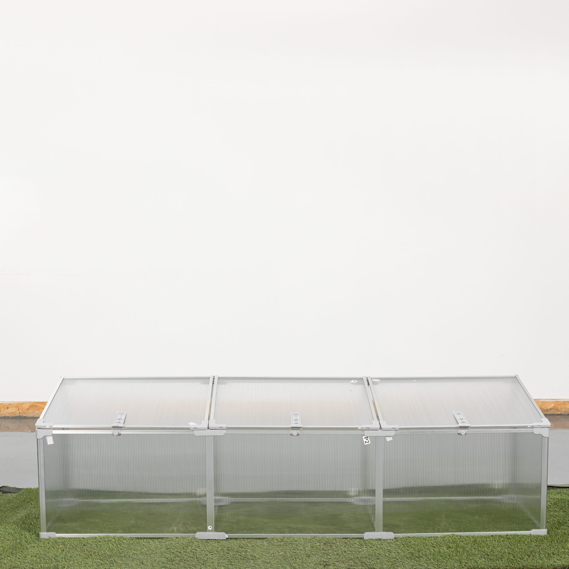 Polycarbonate Greenhouse for Outdoors in Winter Plant Supplies- Silver_5