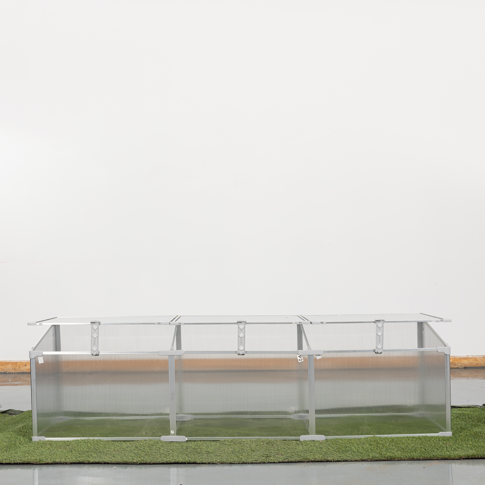 Polycarbonate Greenhouse for Outdoors in Winter Plant Supplies- Silver_6
