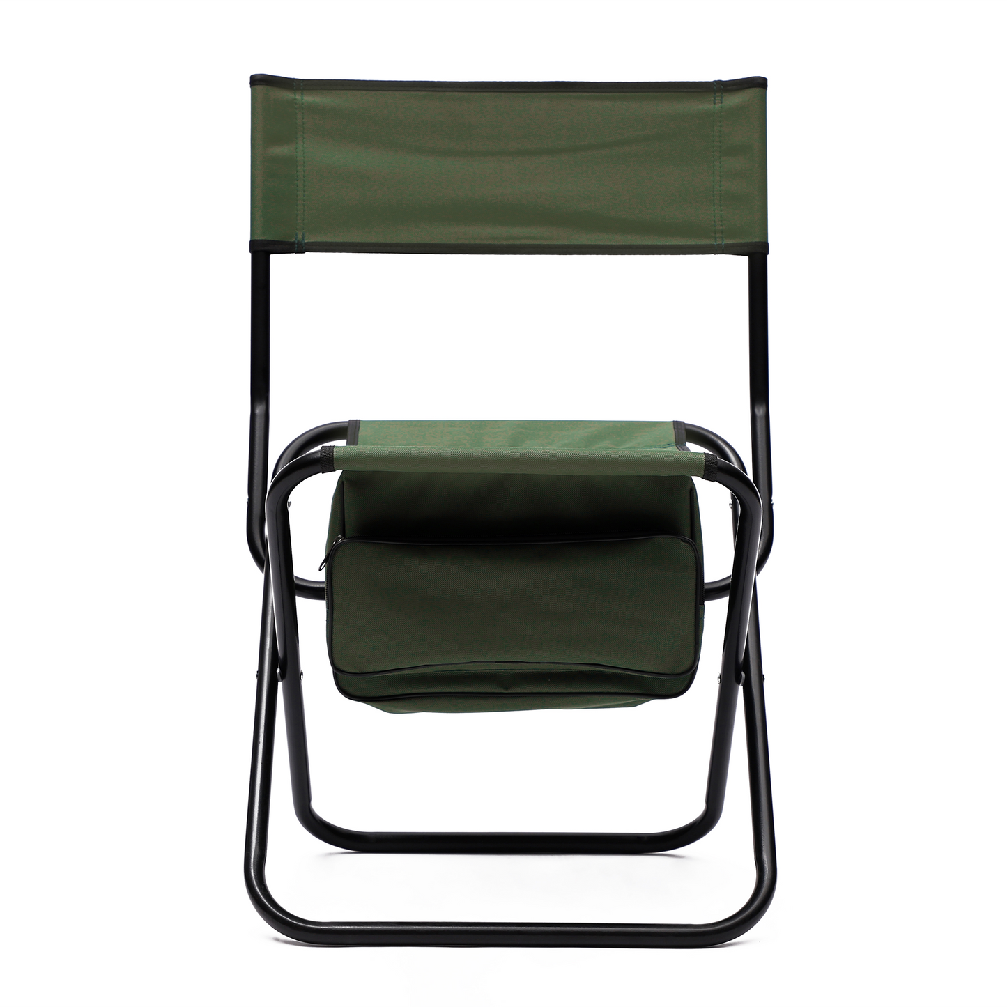 2 Pcs/Set Portable Folding Outdoor Camping Chair with Storage Bag- Green_11