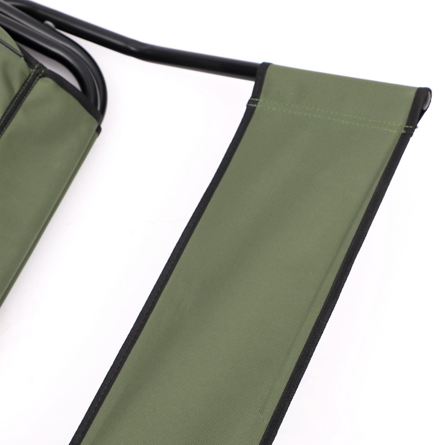 2 Pcs/Set Portable Folding Outdoor Camping Chair with Storage Bag- Green_12