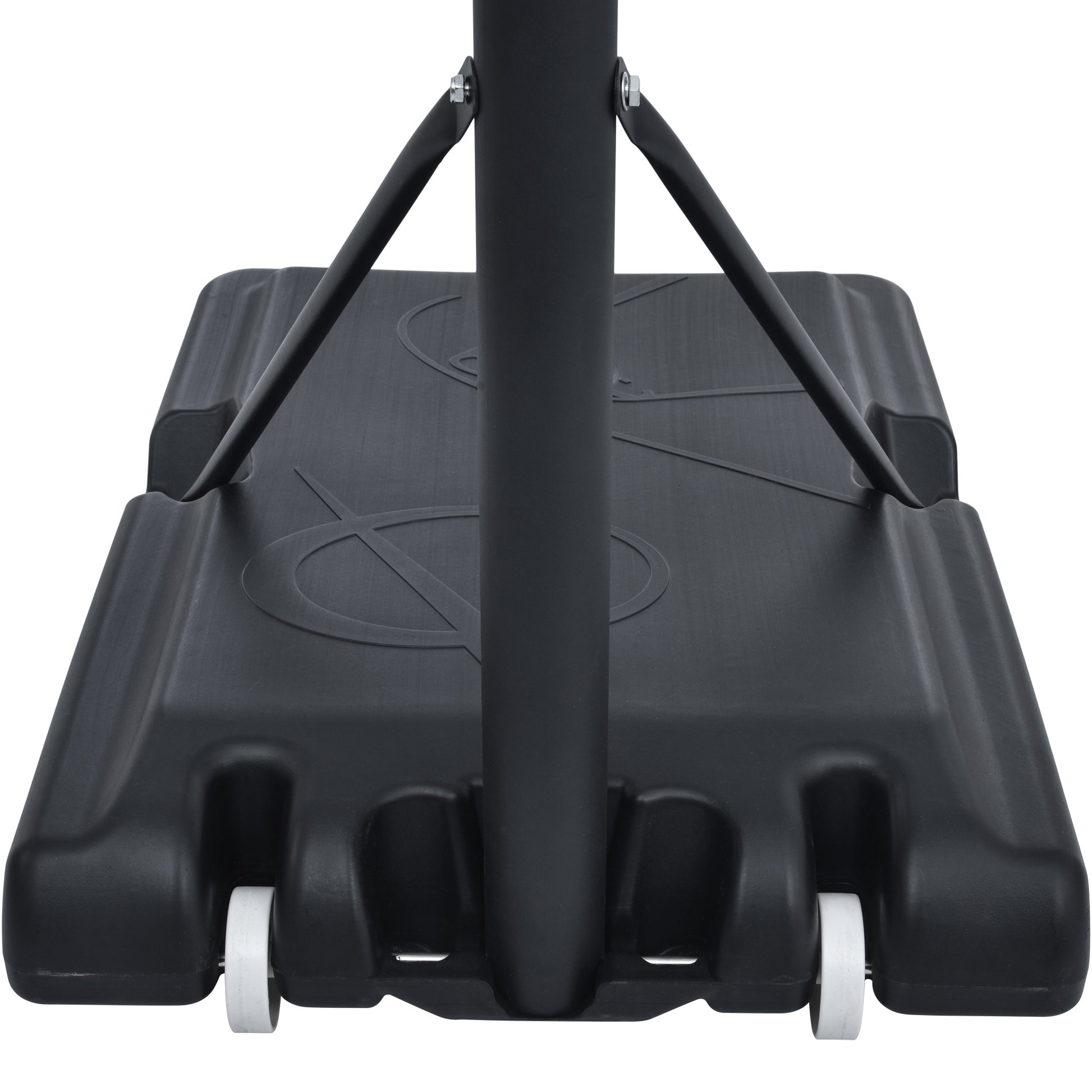 Adjustable Height Portable Basketball System with Wheels and Stable Base_7