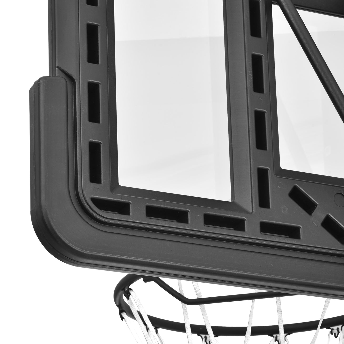 Adjustable Height Portable Basketball System with Wheels and Stable Base_14