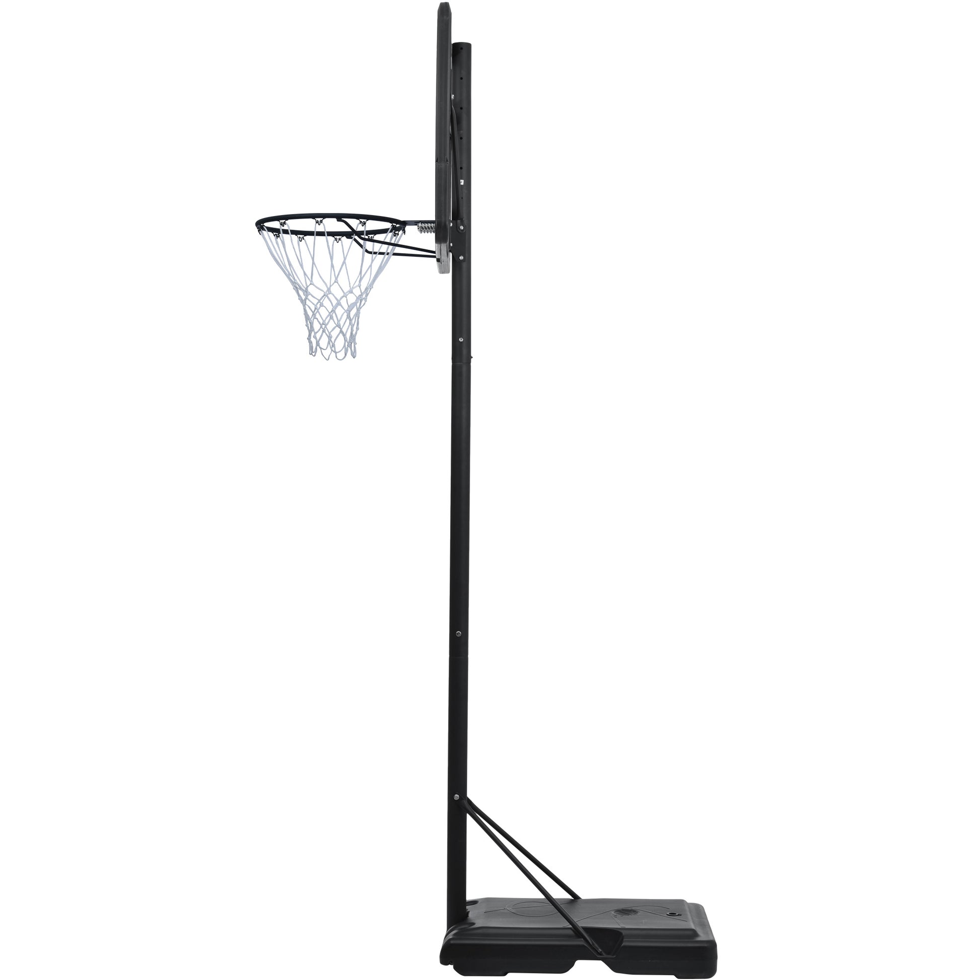Adjustable Height Portable Basketball System with Wheels and Stable Base_31