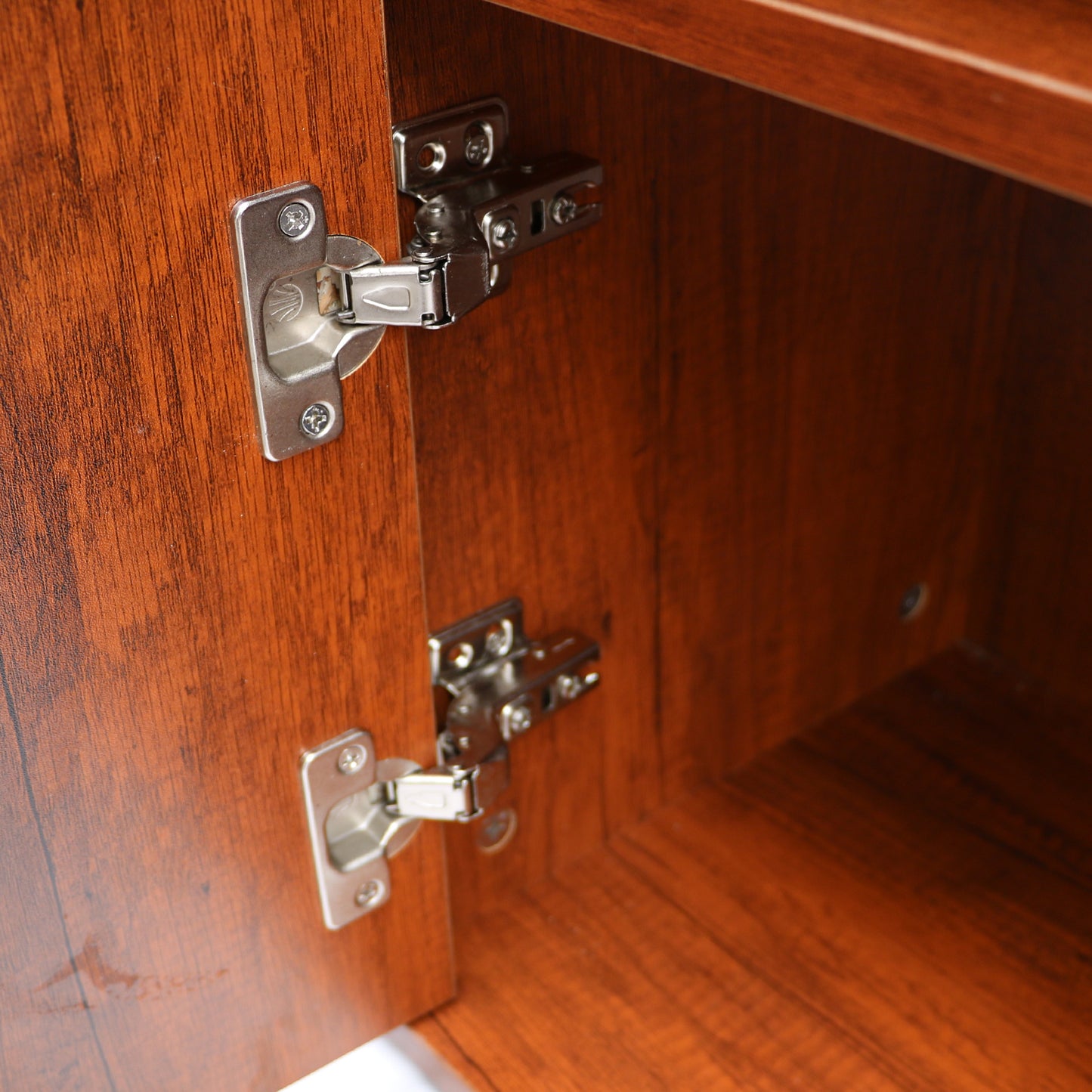 Media Console Entertainment Center Television Table TV Cabinet- Rosewood_7