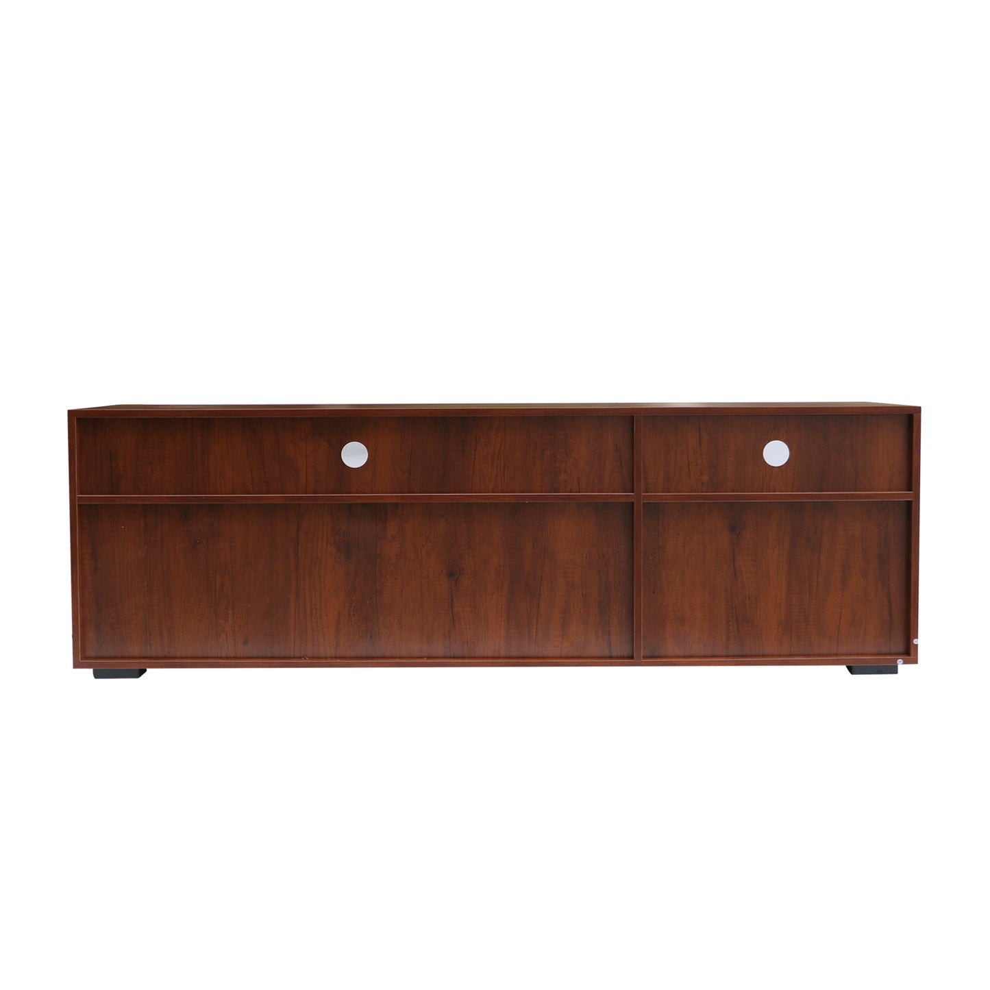 Media Console Entertainment Center Television Table TV Cabinet- Rosewood_13