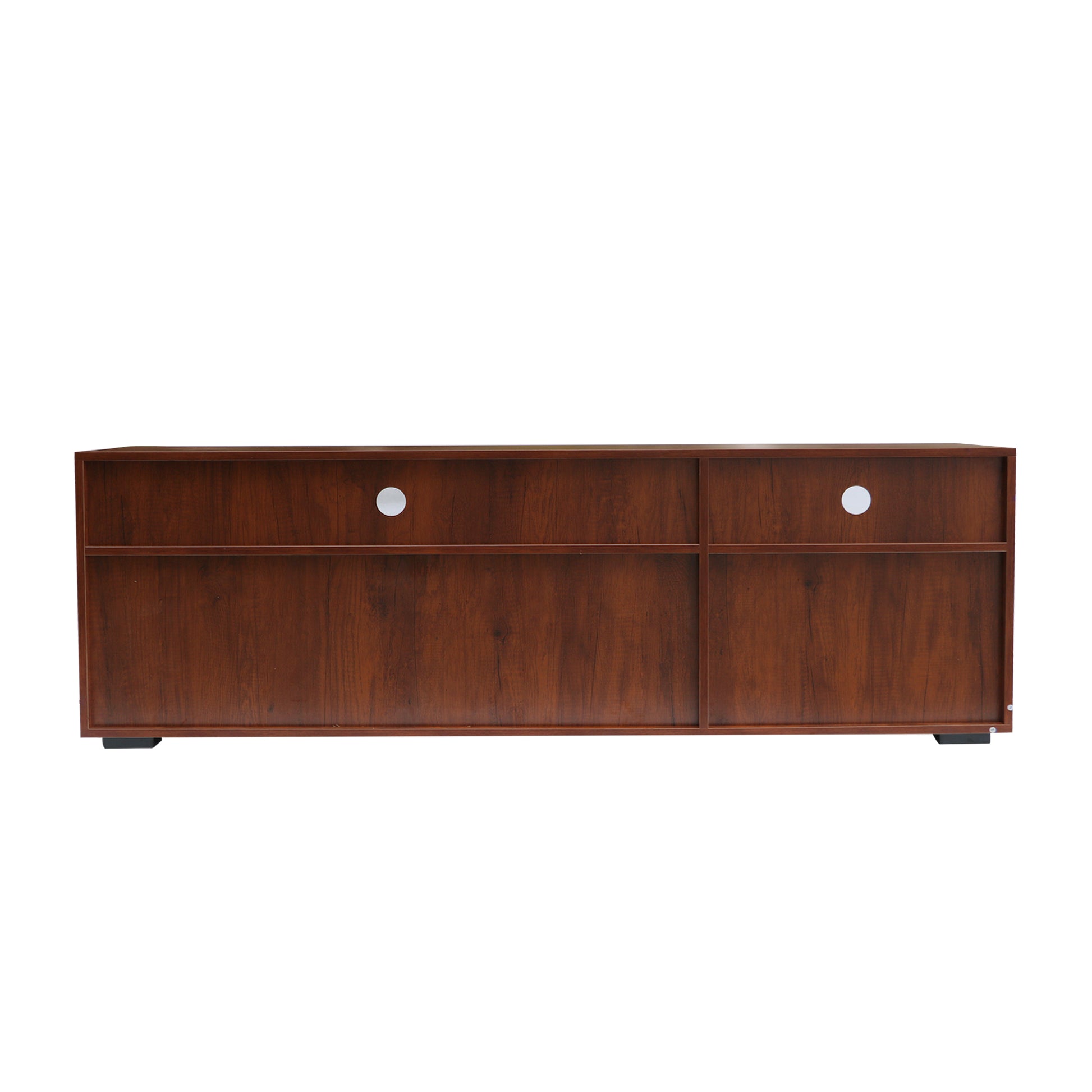 Media Console Entertainment Center Television Table TV Cabinet- Rosewood_13
