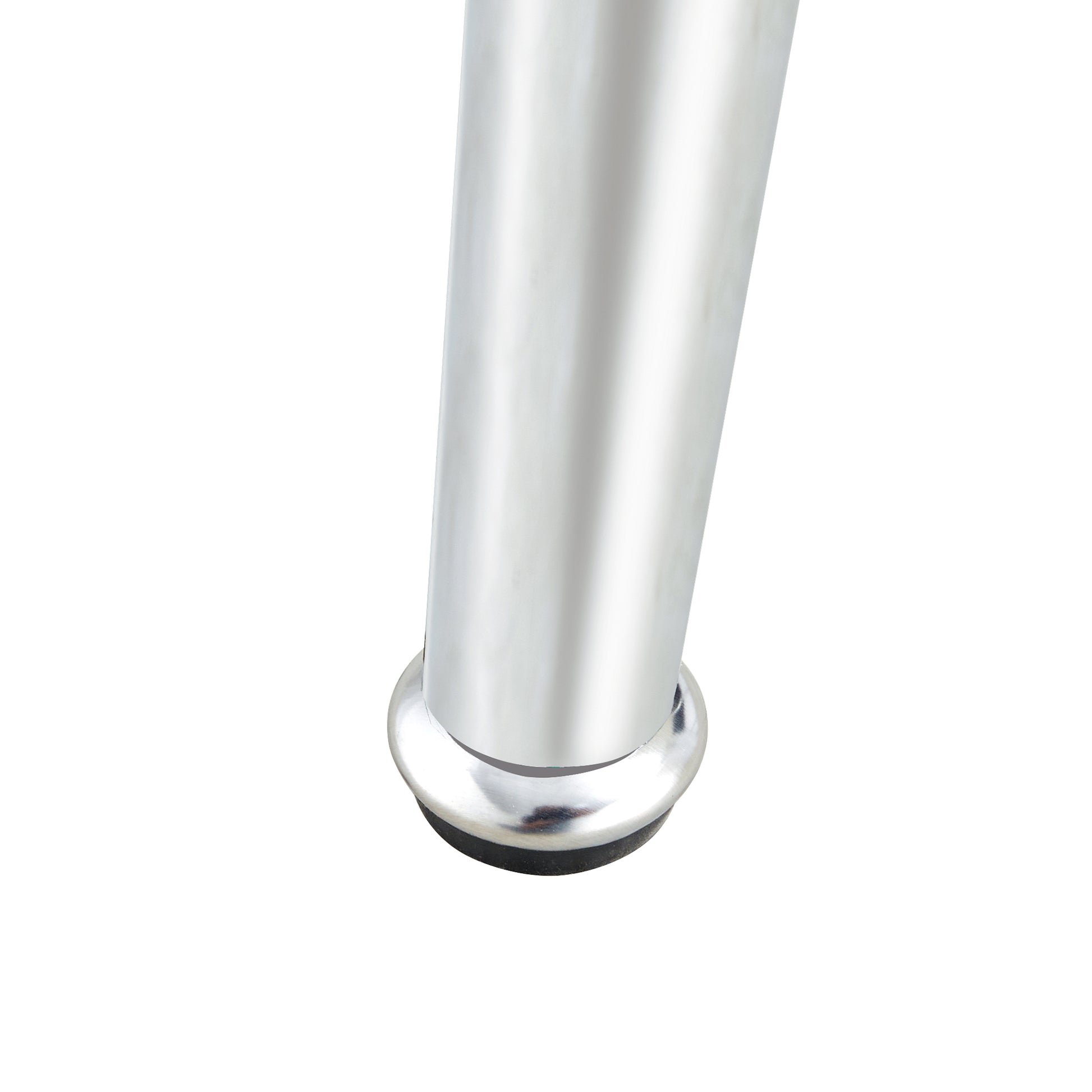 Modern Minimalist Rectangular White Marbled Tempered Glass Desktop with Silver Metal Legs_14