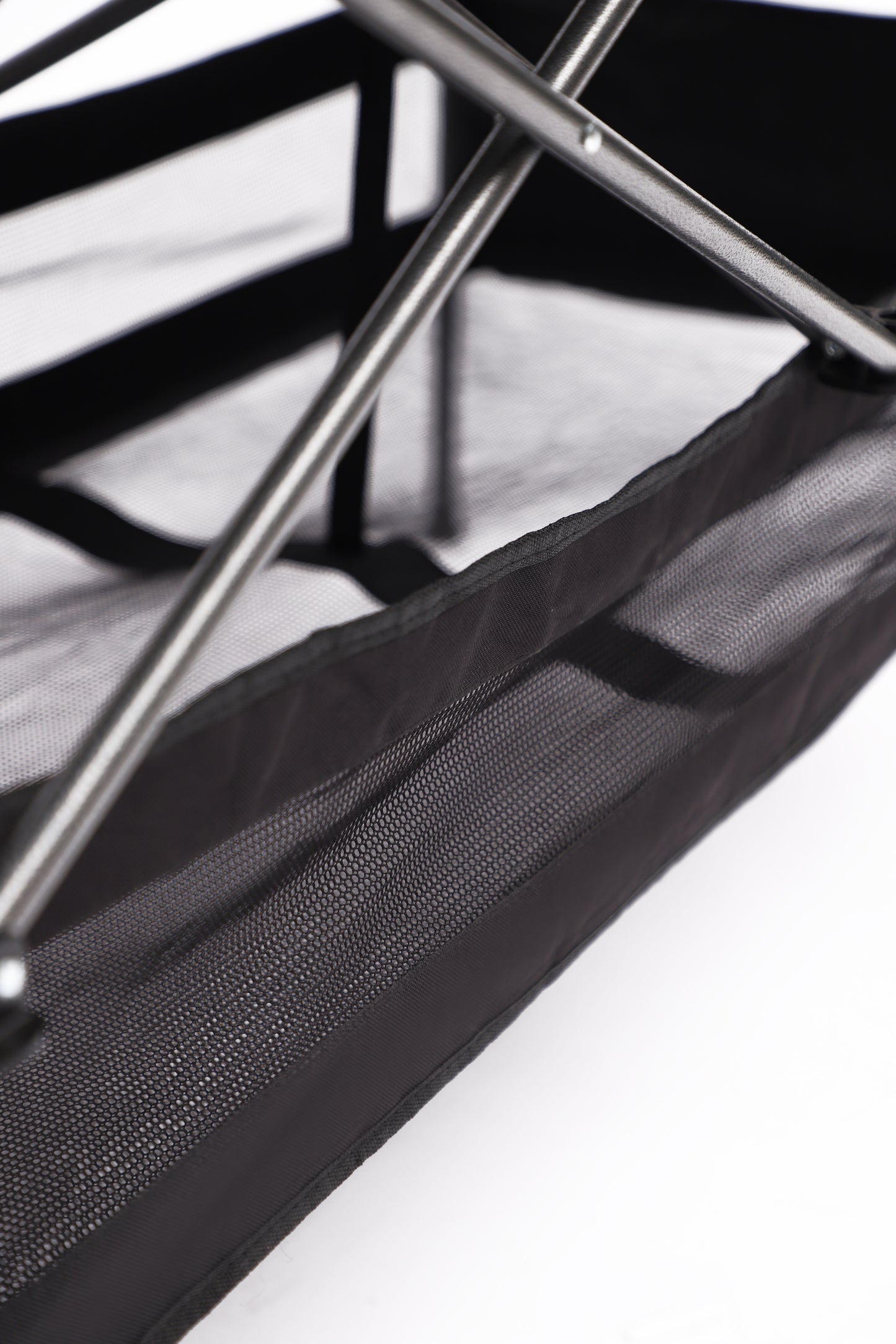 Set of 5 Outdoor Camping Foldable Chair and Roll up Portable Table- Black+Gray_27