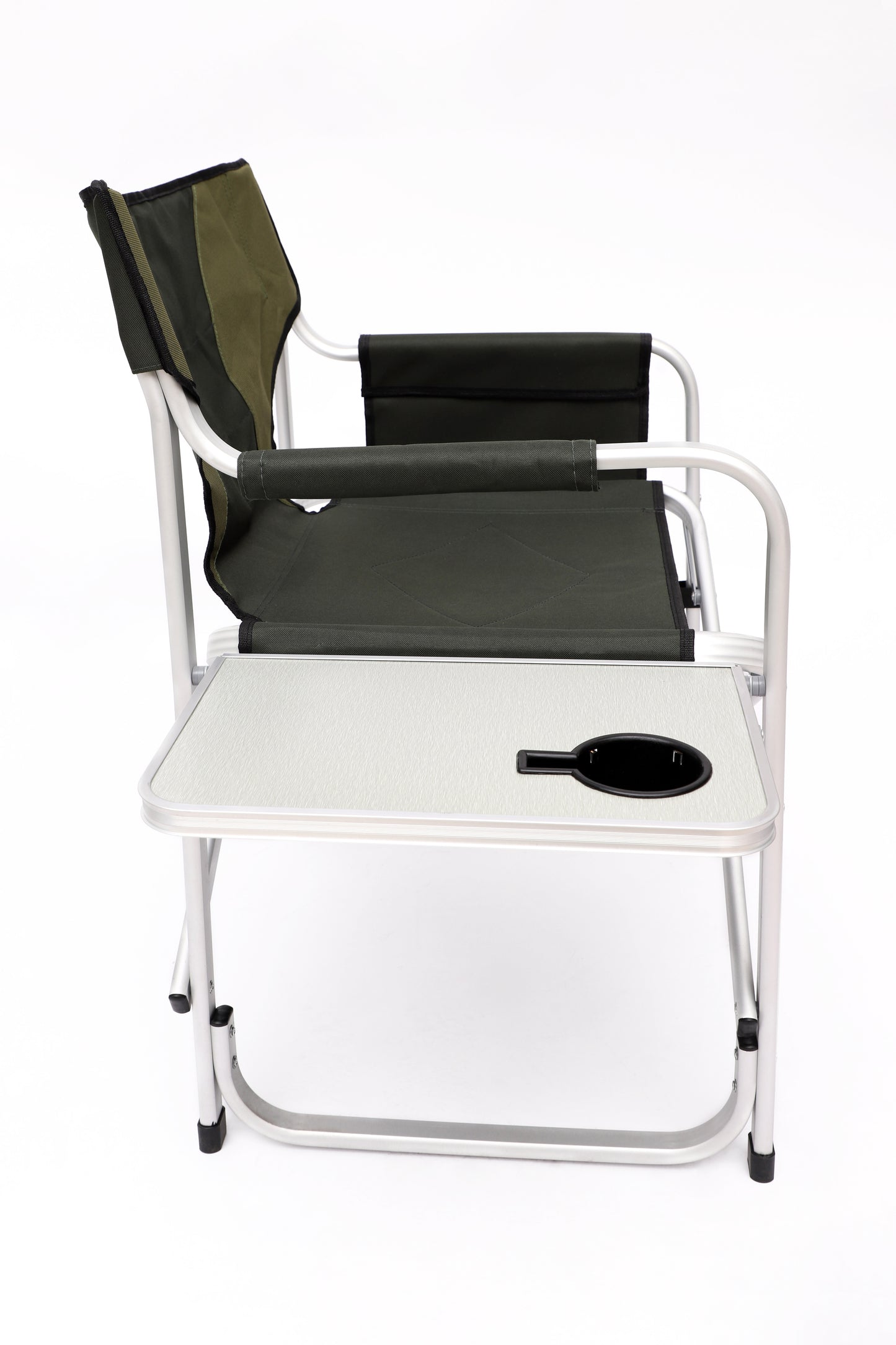 Set of 3, Folding Outdoor Table and Chairs Set for Indoor, Outdoor Camping, Picnics, Beach,Backyard, BBQ, Party, Patio, Black/Green_8