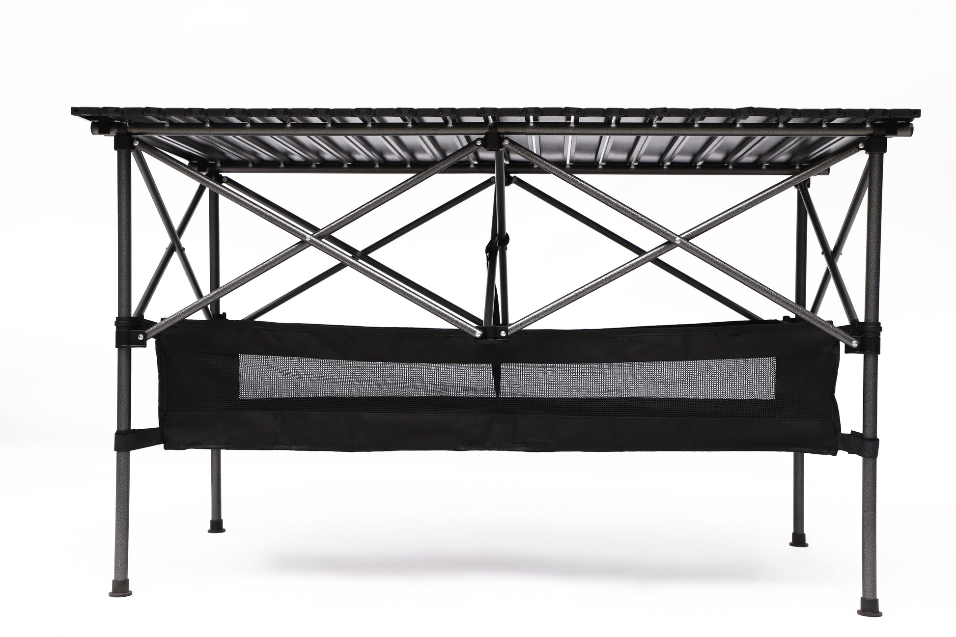 Set of 3, Folding Outdoor Table and Chairs Set for Indoor, Outdoor Camping, Picnics, Beach,Backyard, BBQ, Party, Patio, Black/Gray-_19