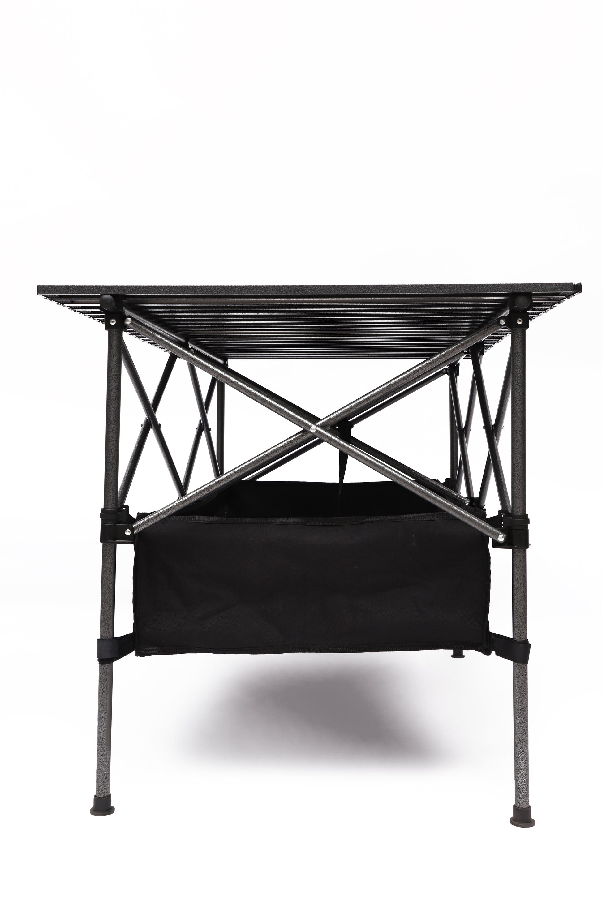 Set of 3, Folding Outdoor Table and Chairs Set for Indoor, Outdoor Camping, Picnics, Beach,Backyard, BBQ, Party, Patio, Black/Gray-_20