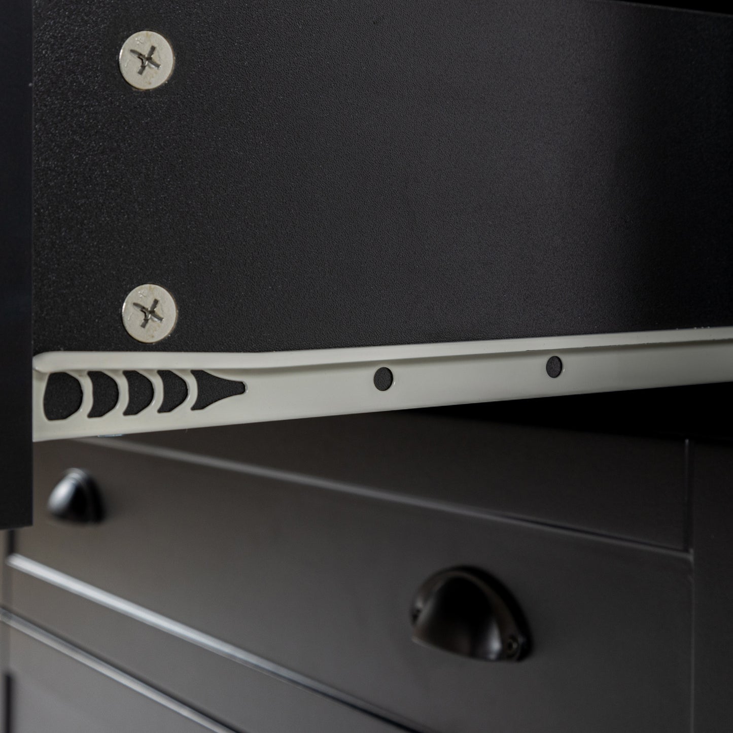 6 Drawers Wood Accent Stylish Tall Dresser Chest and Storage Organizer- Black_19