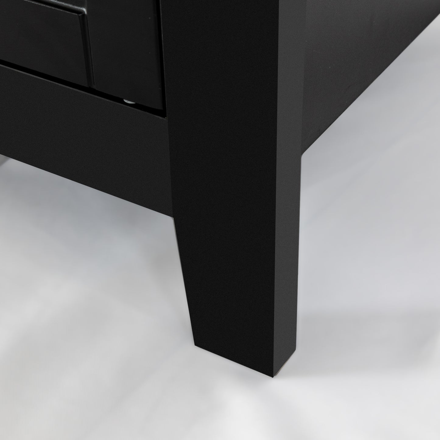 6 Drawers Wood Accent Stylish Tall Dresser Chest and Storage Organizer- Black_15