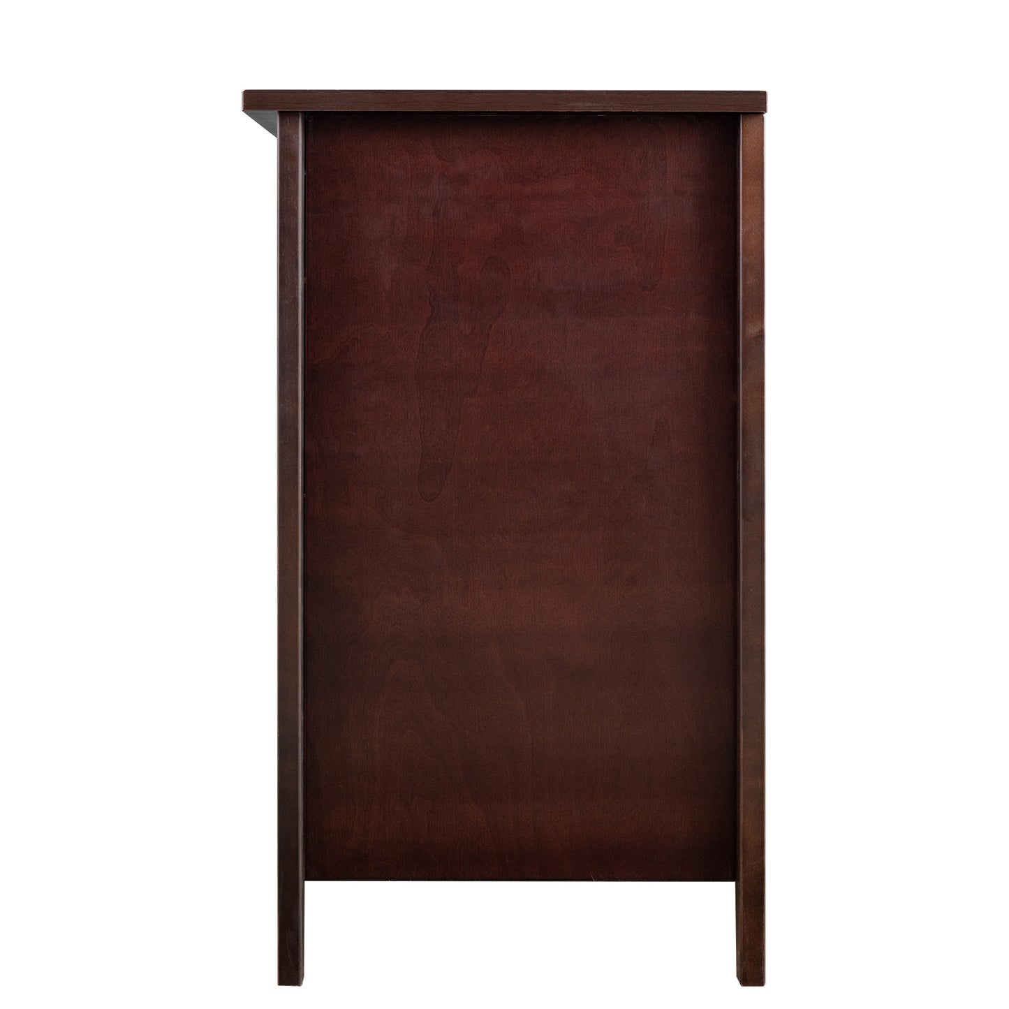 6 Drawers Wood Accent Stylish Dresser Chest and Storage Organizer in Auburn_18