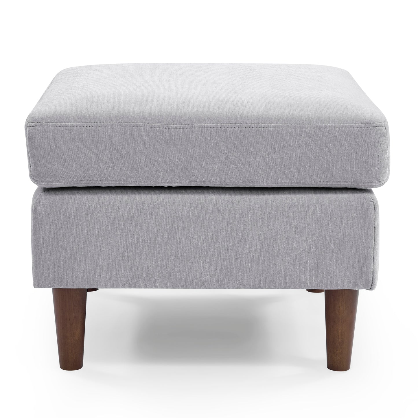 3 Seats L-shape Convertible Sectional Sofa with Removable Cushions and Pocket- Grey_10