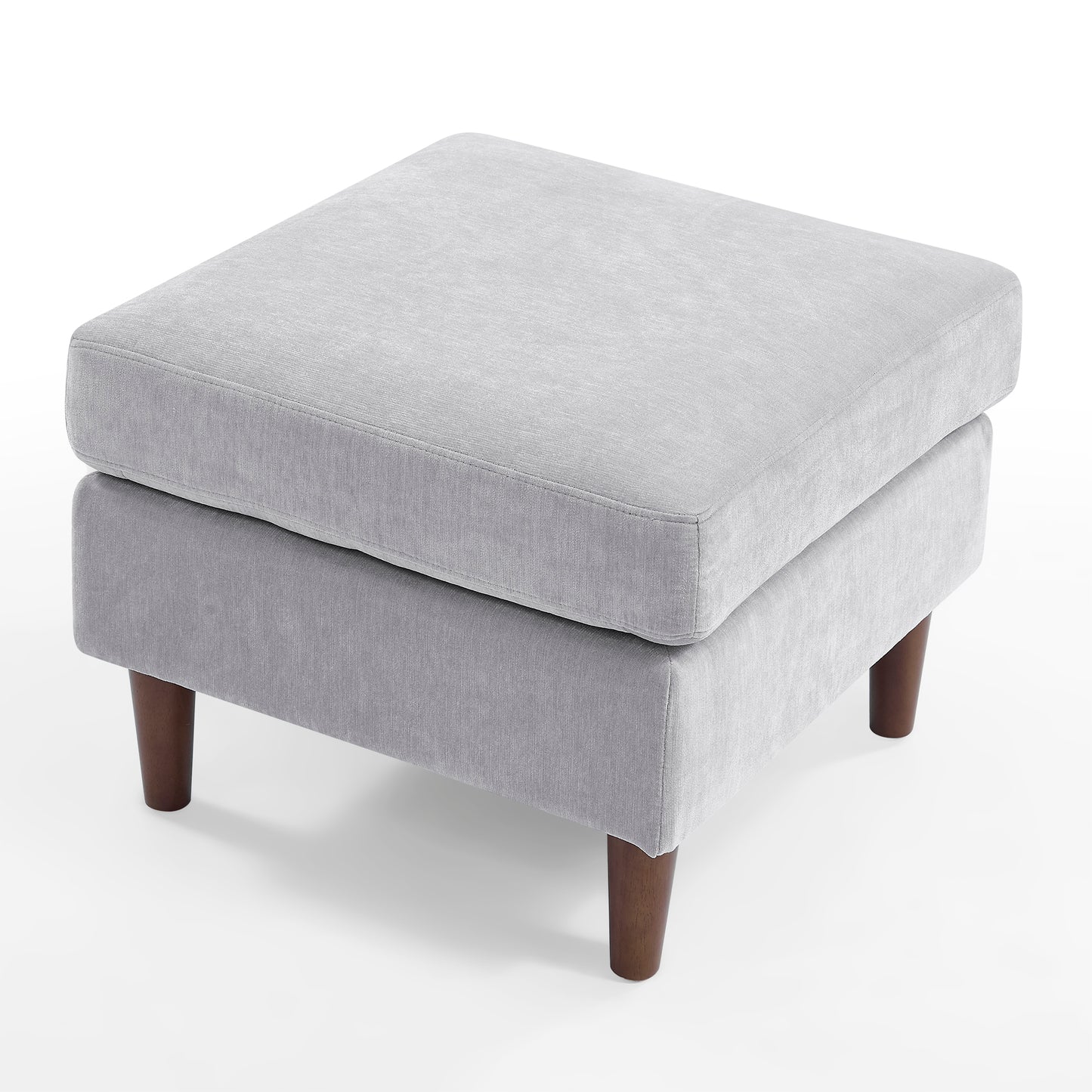 3 Seats L-shape Convertible Sectional Sofa with Removable Cushions and Pocket- Grey_12
