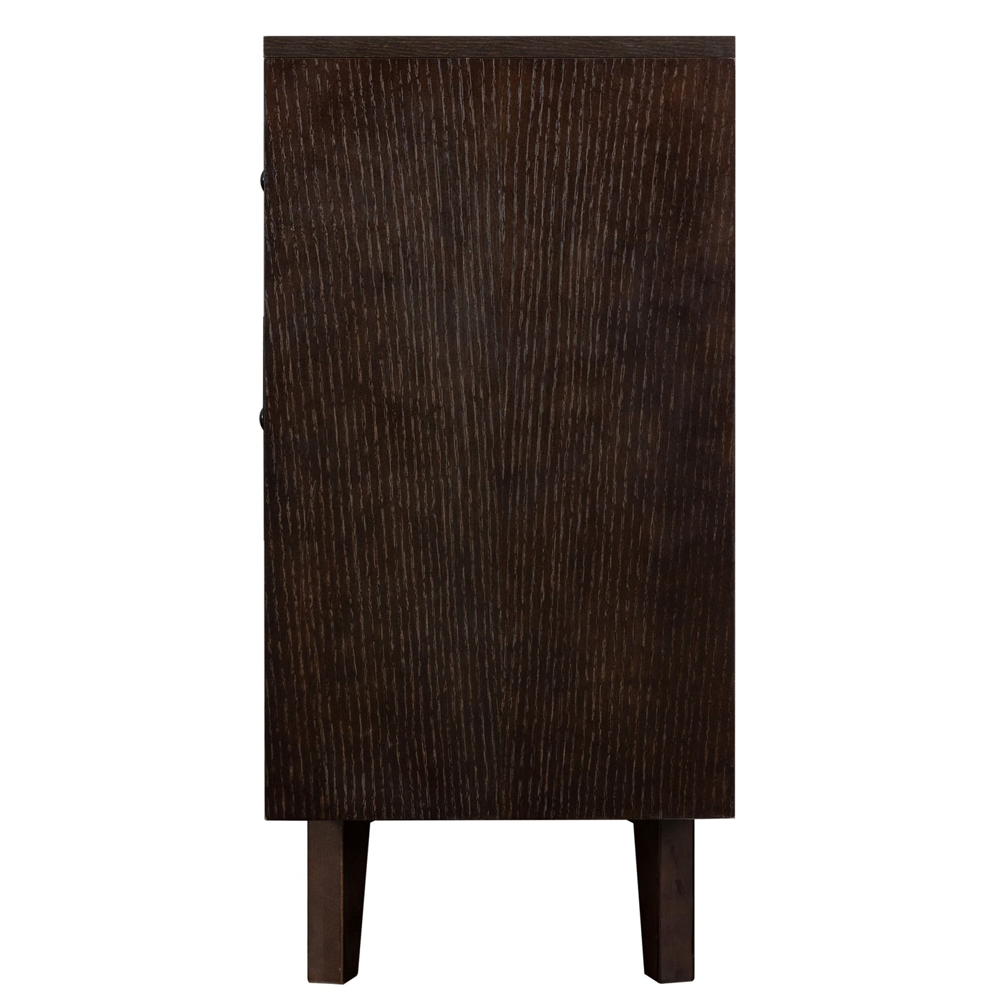 7 Drawers Solid Wood Free Standing Storage Cabinet Dresser Console- Auburn_15