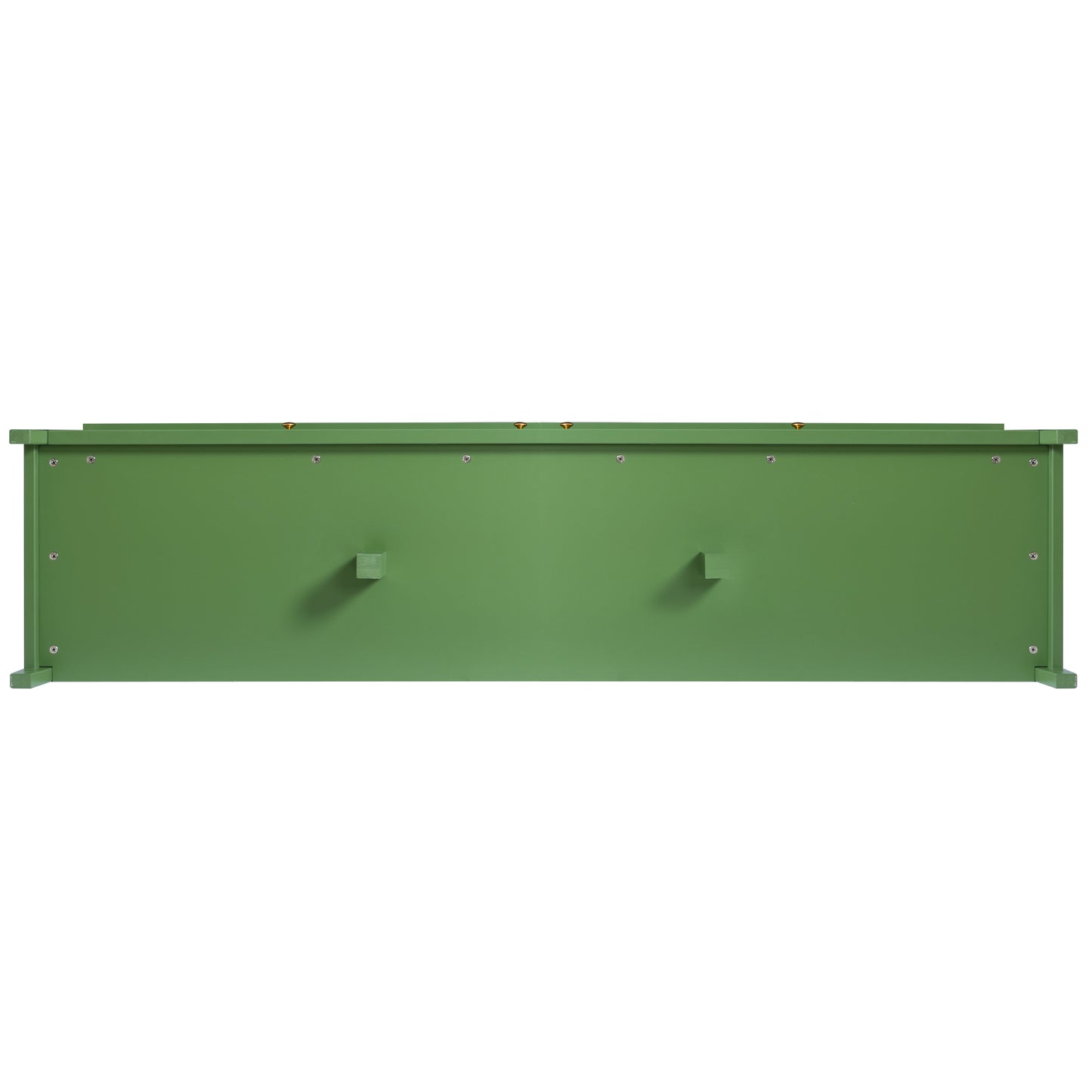 71" Stylish Wooden Television Stand Entertainment Center with Glass Door- Geen_9