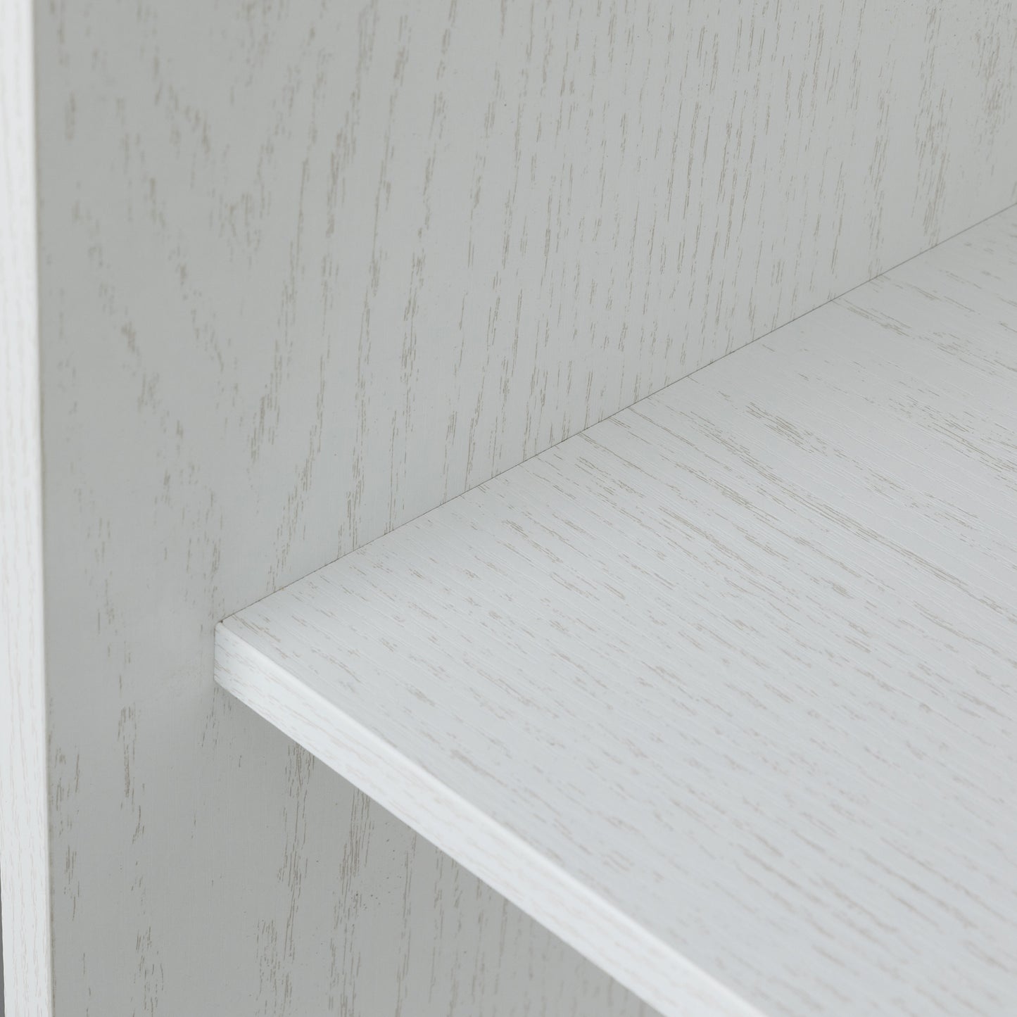 Freestanding Contemporary Wooden Closet Cabinet with Hanging Rod- Antique White_13